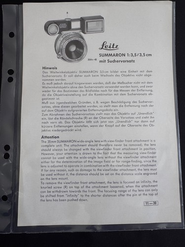 A0685 rara leica summaron - #a0685-rara,