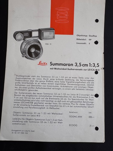 A0686 rara leica summaron - leica,